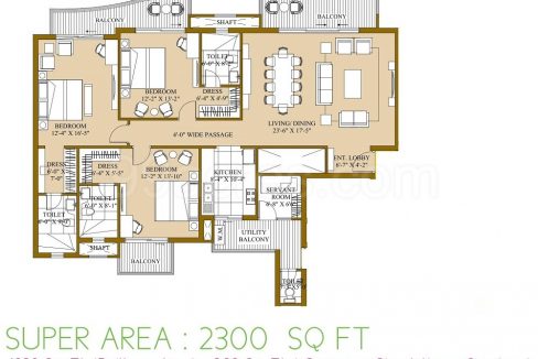 Sector150_ATS_Prestine_2300sqft_FloorPlan