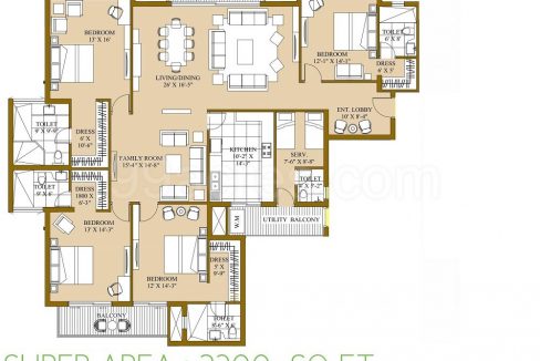 Sector150_ATS_Prestine_3200sqft_FloorPlan